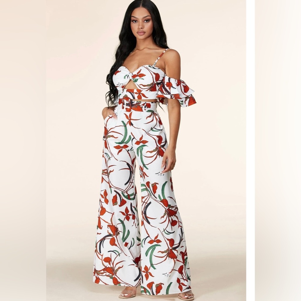 2 Piece Tropical Set